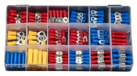 Kabelschoenen ge&iuml;soleerd assortiment 300 stuks