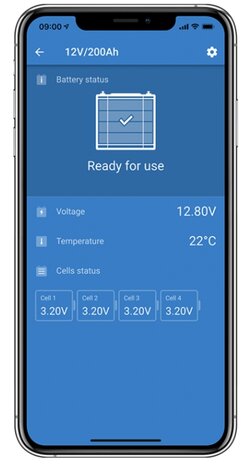 Victron Lithium NG accu 12,8V 200Ah