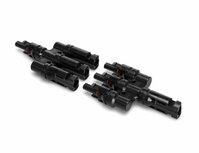 MC4 T splitter 1x3 - set van 2 stuks MC4 T splitter 1x3 - set van 2 stuks