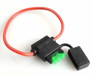 Steekzekeringhouder inline 2.5mm2 5-pak