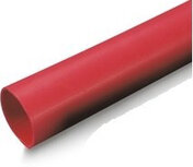 Krimpkous 12 mm 2x50cm rood en 2x50cm zwart