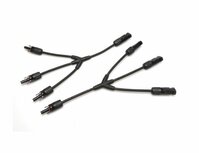 MC4 Y splitter 1x3 - set van 2 stuks