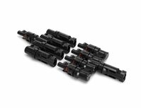 MC4 T splitter 1x4 - set van 2 stuks