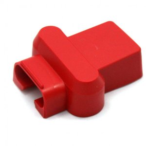 Afdekkap voor accuklem 2x50-70mm2 set rood en zwart